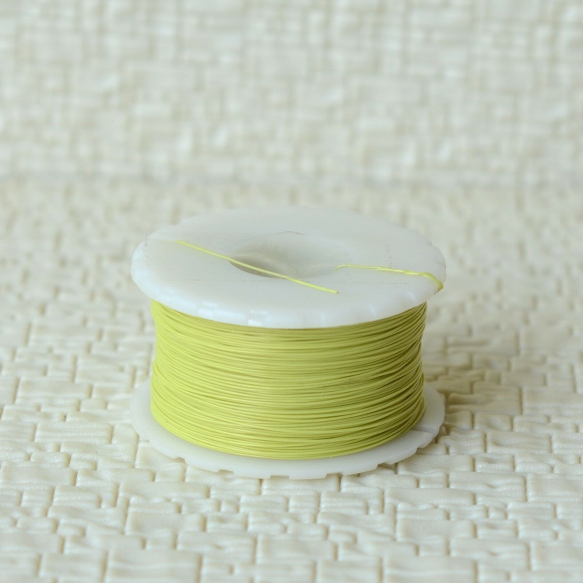 100 meters 7/0.05 ultra slim Dia. 0.28mm 0.011" super thin cable Wire Yellow